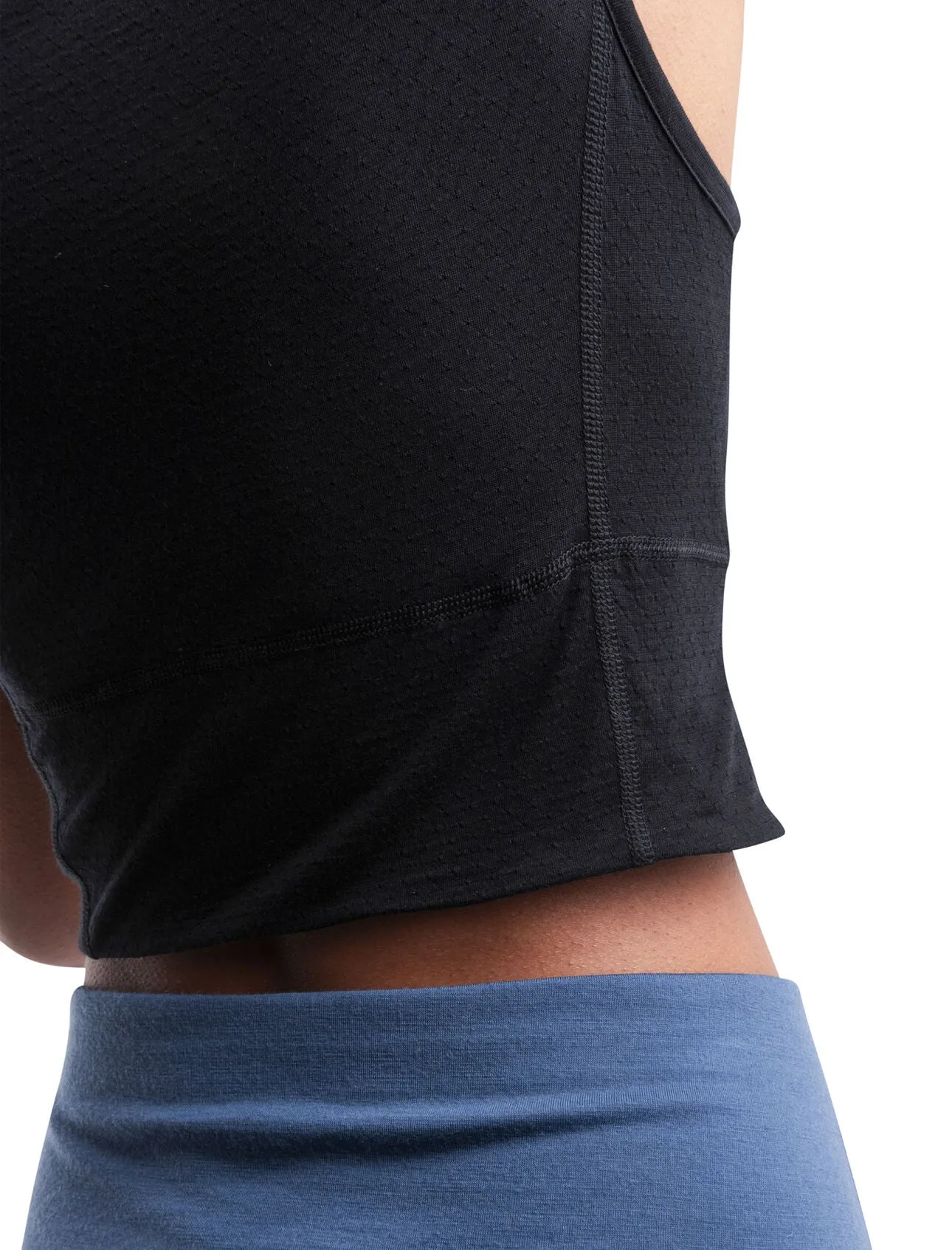 125 ZoneKnit™ Merino Blend Energy Wind Cropped Bra-Tank (Women's) - IB0A56XT - Past Season