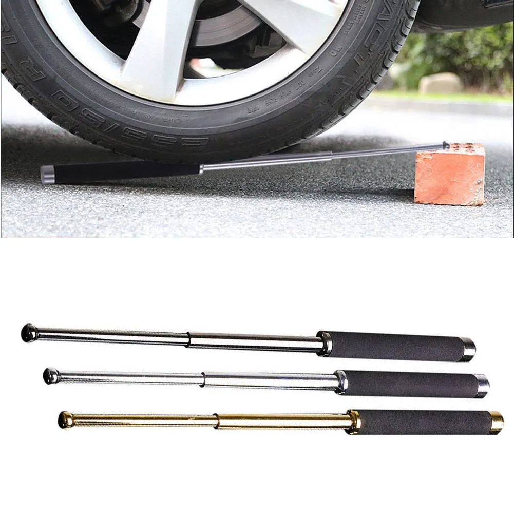 26'' Retractable Telescopic Hiking Security Stick Self-Protector Tool