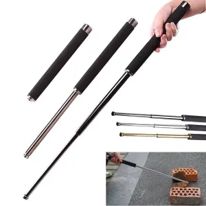 26'' Retractable Telescopic Hiking Security Stick Self-Protector Tool