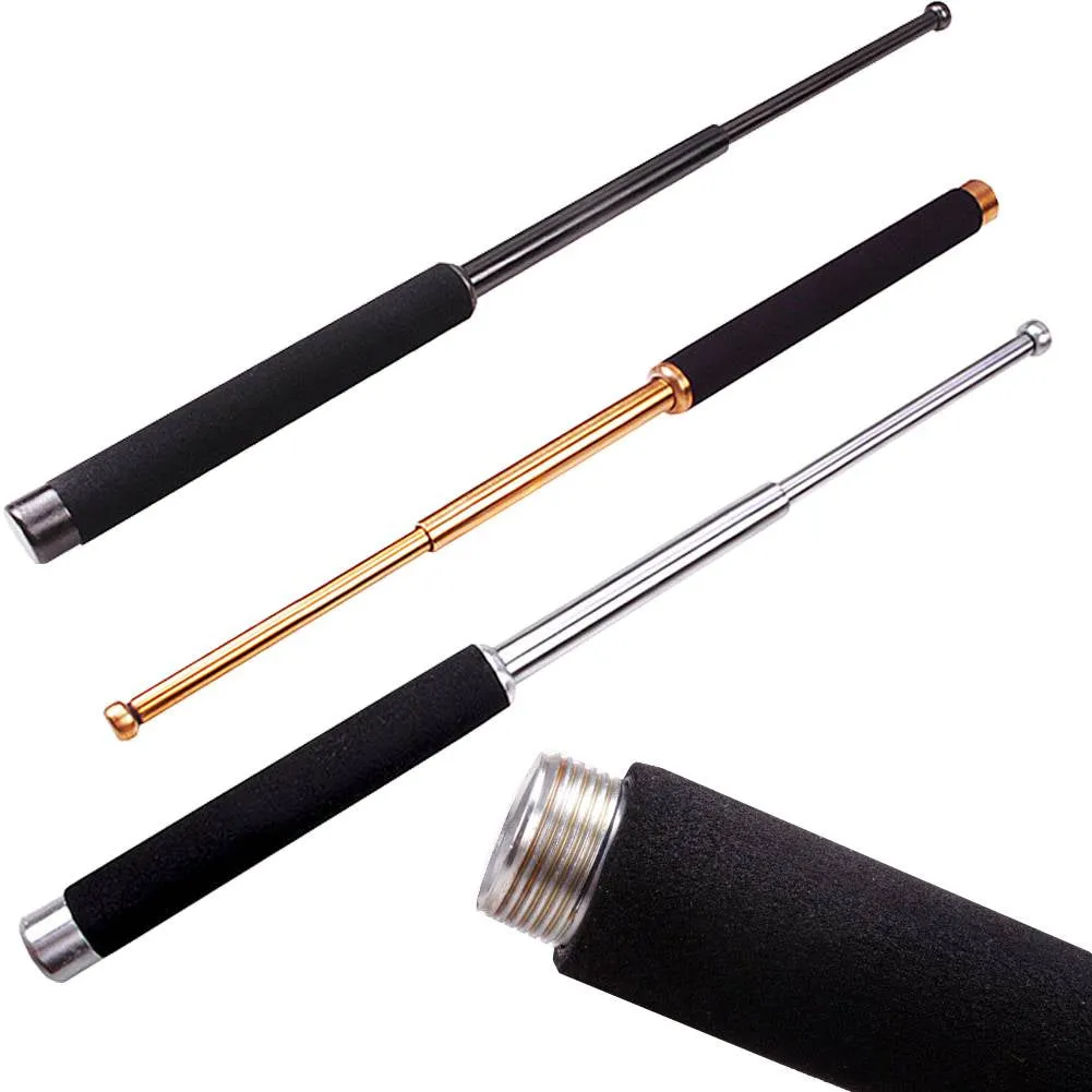 26'' Retractable Telescopic Hiking Security Stick Self-Protector Tool