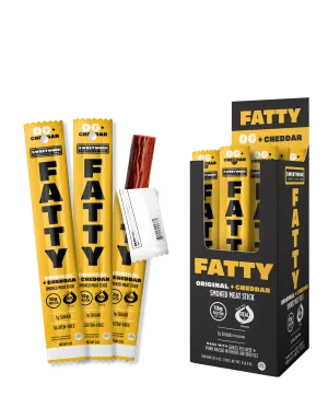 2oz Fatty Meat Stick - OG & Cheddar