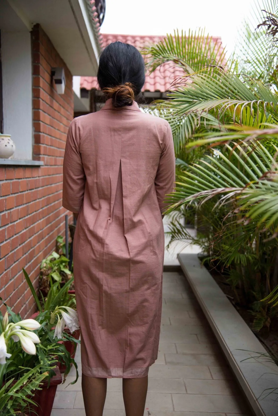 A Chic Rosewood Dress