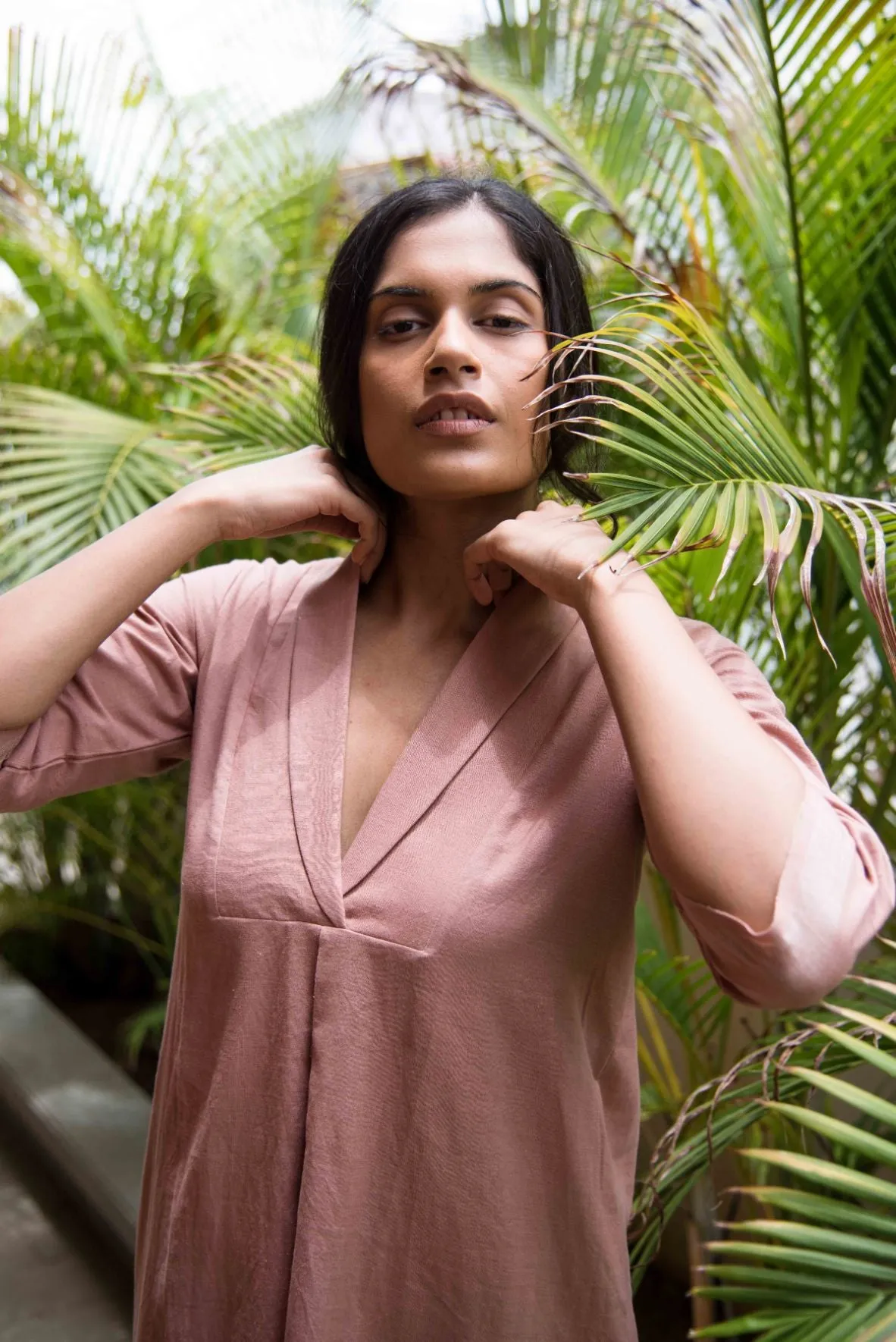 A Chic Rosewood Dress