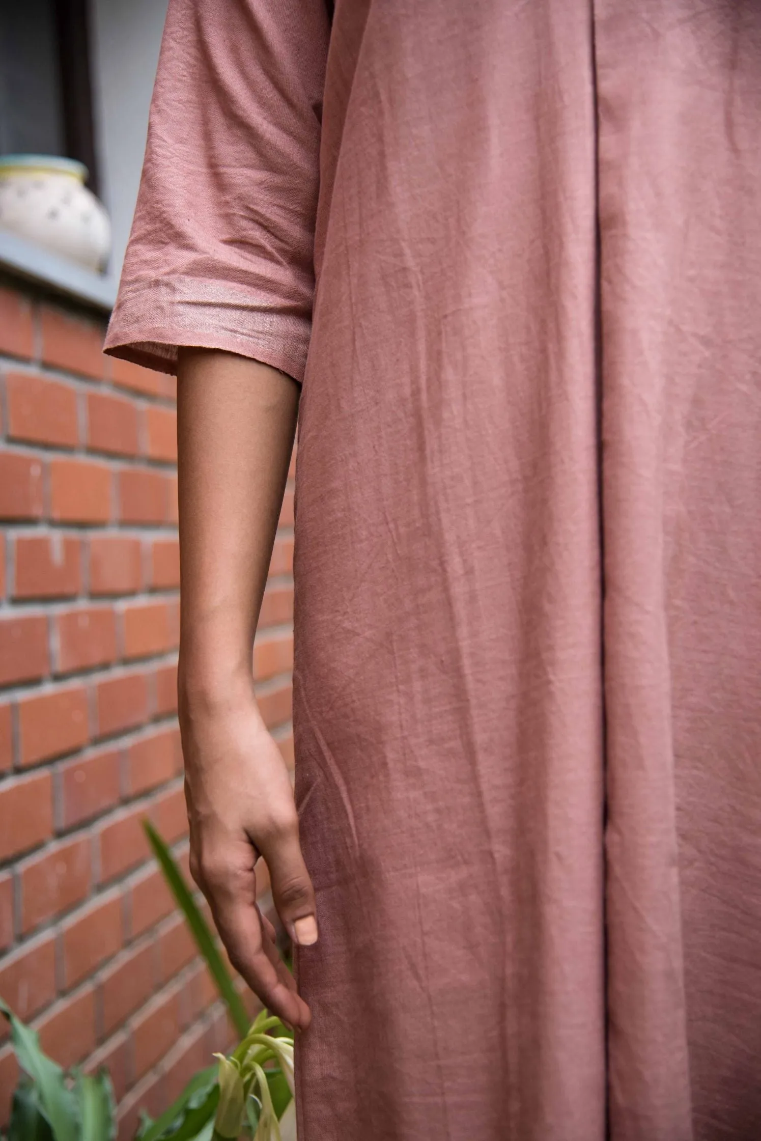 A Chic Rosewood Dress