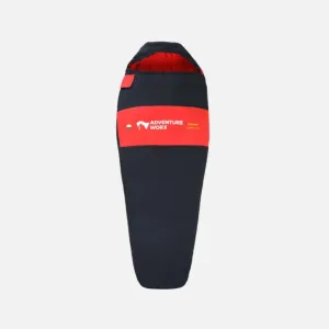 Adventure Worx Low Altitude Camping Sleeping Bag -Red/Black