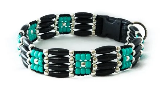 Apache Beaded Dog Collar