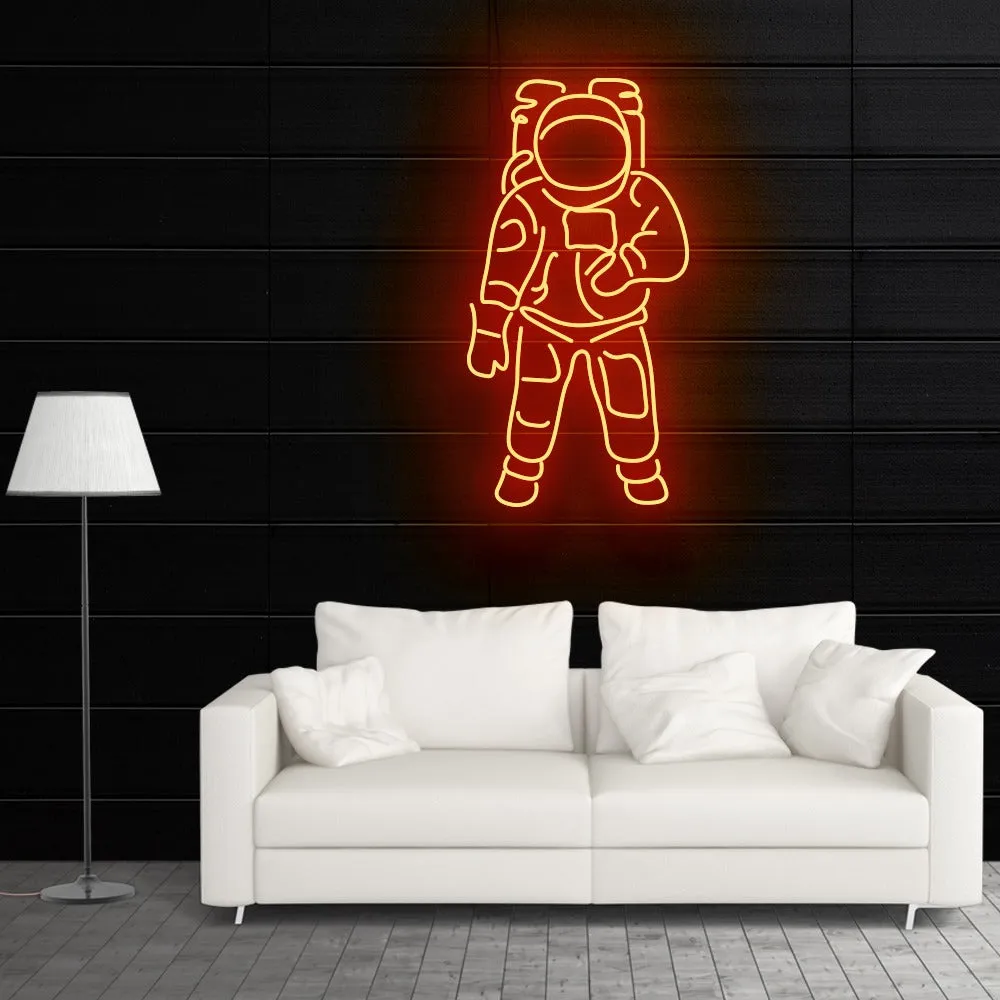 Astronaut Neon Sign Light
