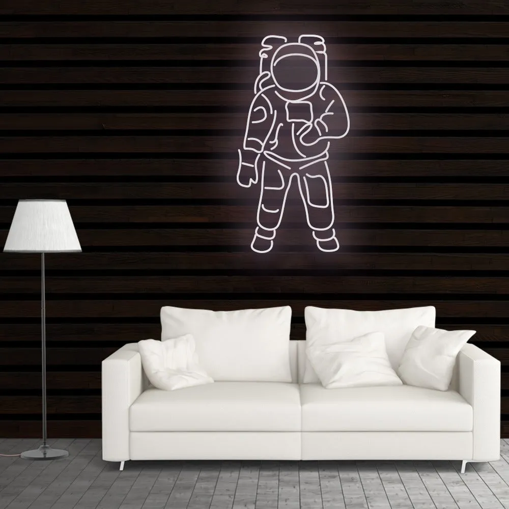 Astronaut Neon Sign Light