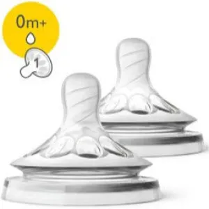 Baby Nipples Natural Feeding 2 pack 0m 