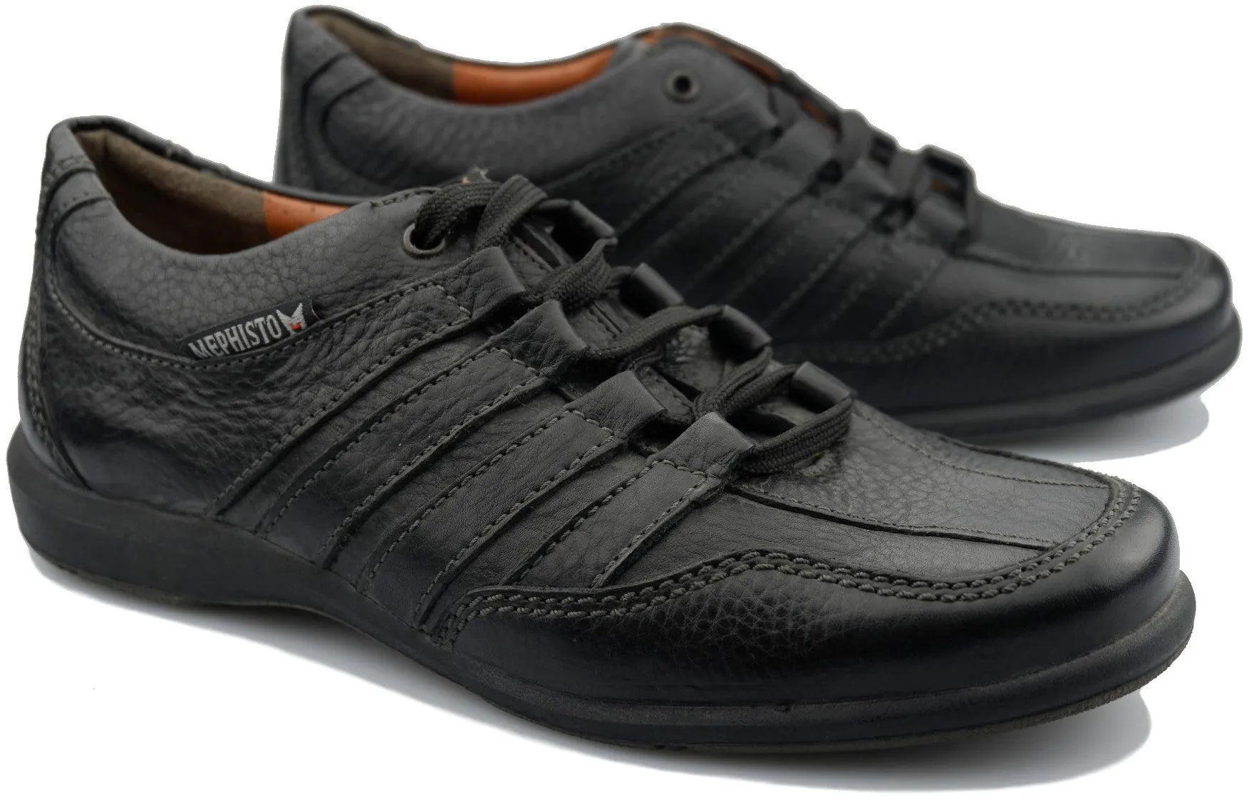 'BOLTON'men's lace-up shoe - Black