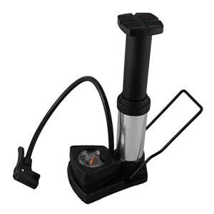 brahmani cart Multifunction Bike Pump -Portable Floor Bike Pump,Foot Activated Floor Bicycle Air Pump Compatible with Presta & Schrader Valves Aluminum Alloy Barrel Free Gas Needle.