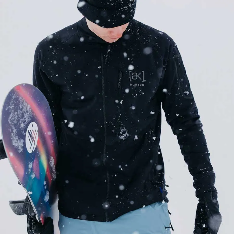 Burton Men's [ak] Baker Fleece Stretch Full-Zip True Black 2026