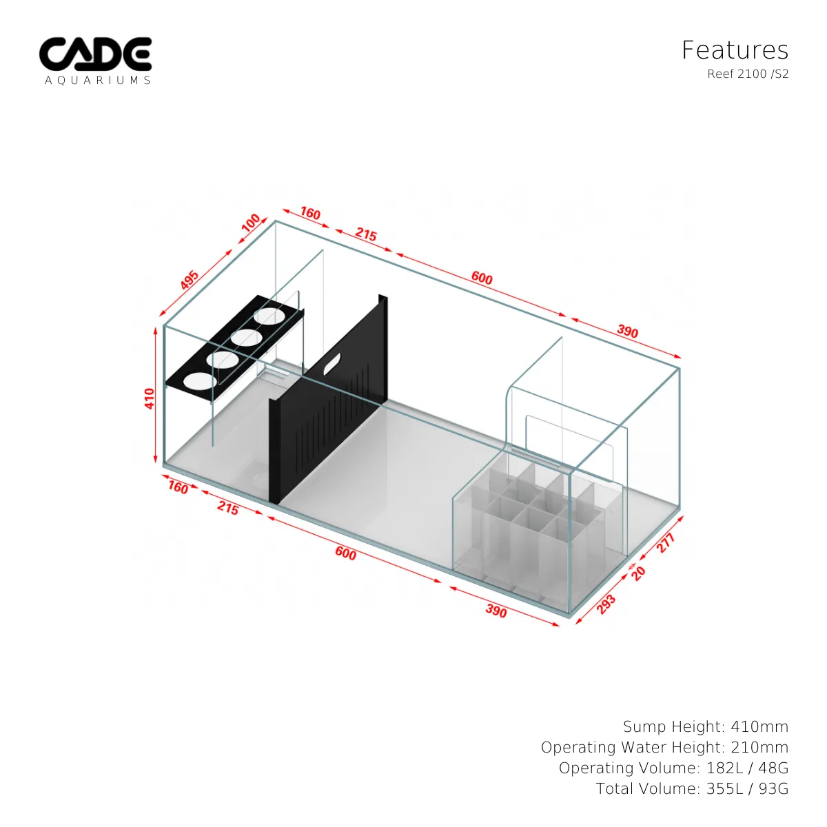 Cade Pro Reef S2 2100 (PR2100) - White