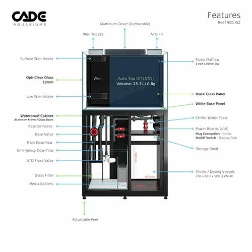 Cade Pro Reef S2 900 (PR900) - Black