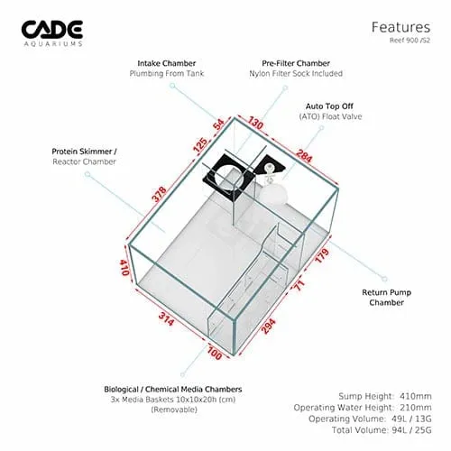 Cade Pro Reef S2 900 (PR900) - Black