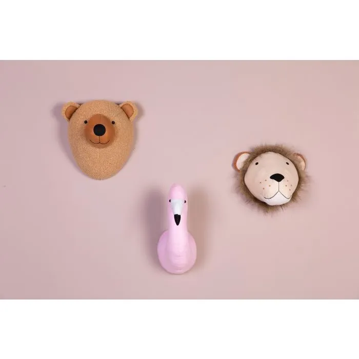 Childhome Animal Wall Head - Flamingo