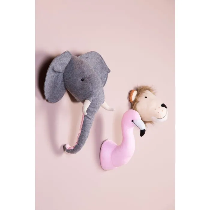 Childhome Animal Wall Head - Flamingo