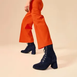 Cleo - Navy Suede