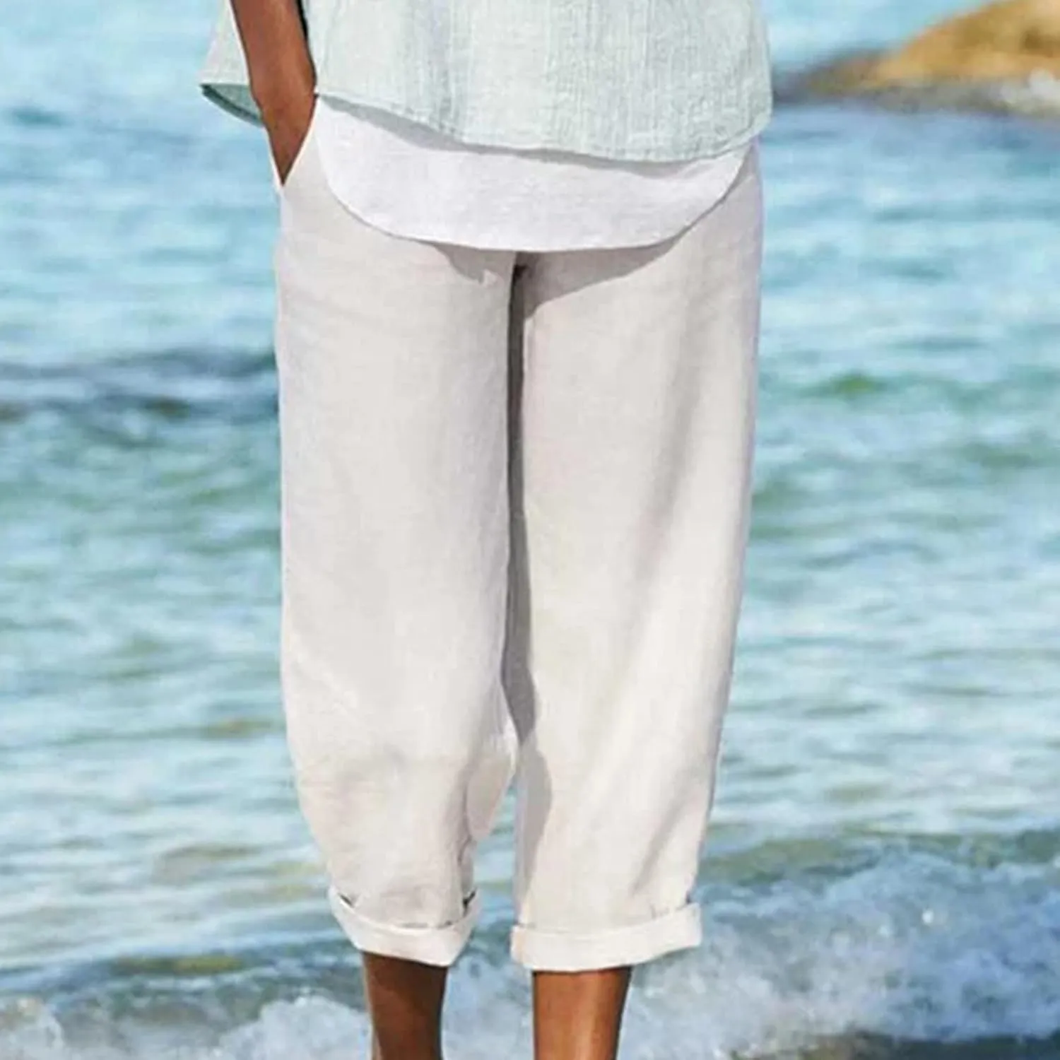 Clydel  - Breezy Cropped Pants