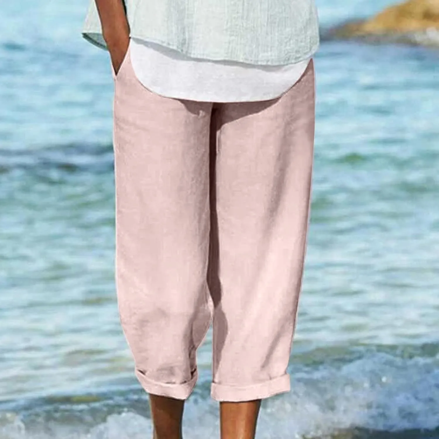 Clydel  - Breezy Cropped Pants