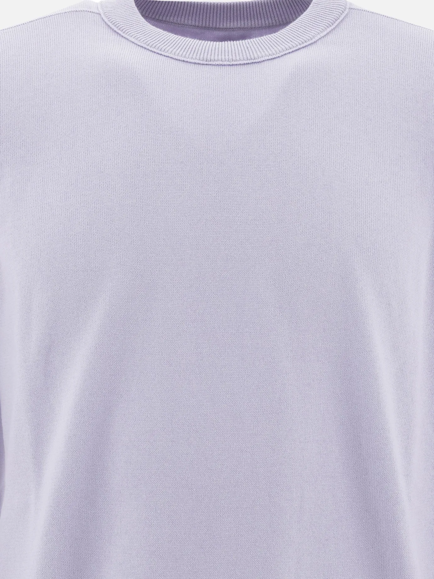 Crewneck sweater in soft cotton