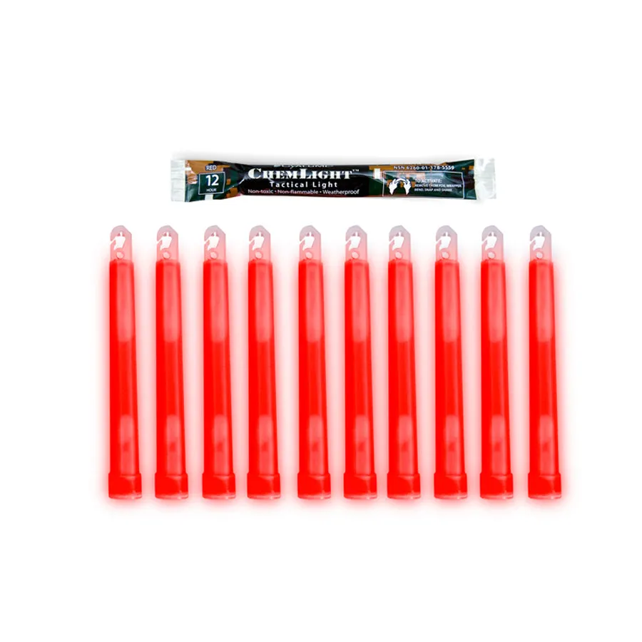 Cyalume ChemLight 6'' 10 Pack