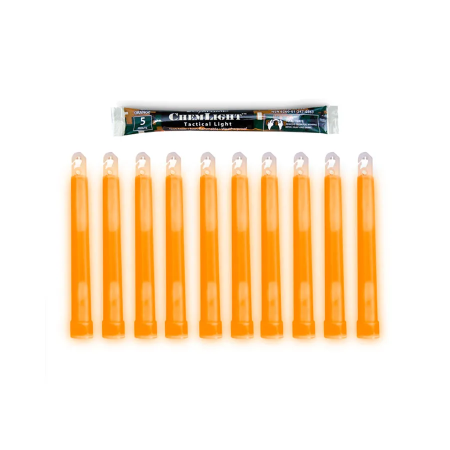 Cyalume ChemLight 6'' 10 Pack