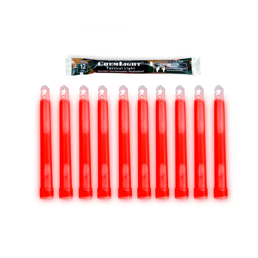 Cyalume ChemLight 6'' 10 Pack