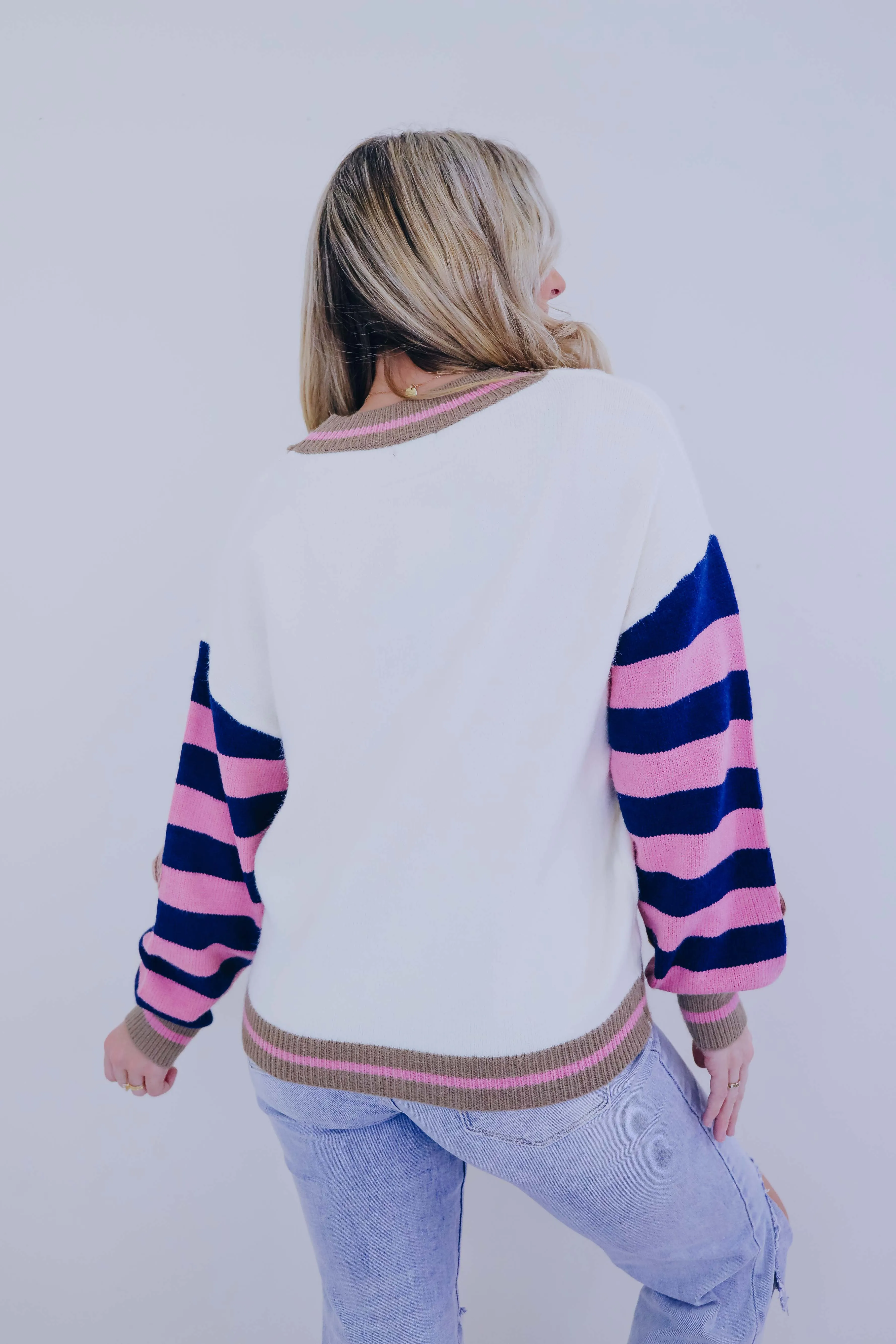 Darling Daisy 3D Knit Button Front Cardigan