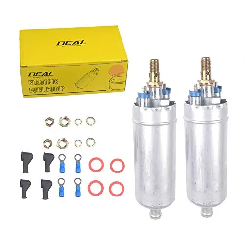 DEAL AUTO ELECTRIC PARTS Set of 2 New EFI Electric External In-Line Fuel Pump Compatible With C/CL/E/S/SL Class E8177