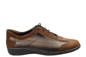 'Debora' women's lace-up shoe - brown