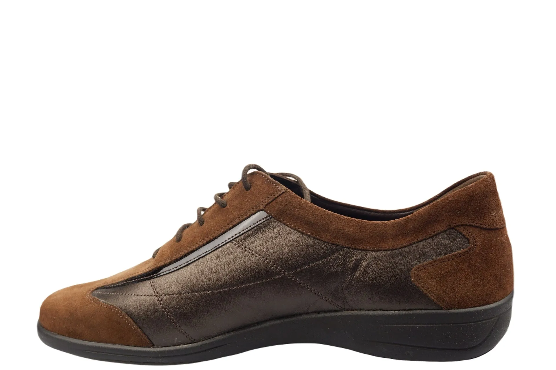 'Debora' women's lace-up shoe - brown