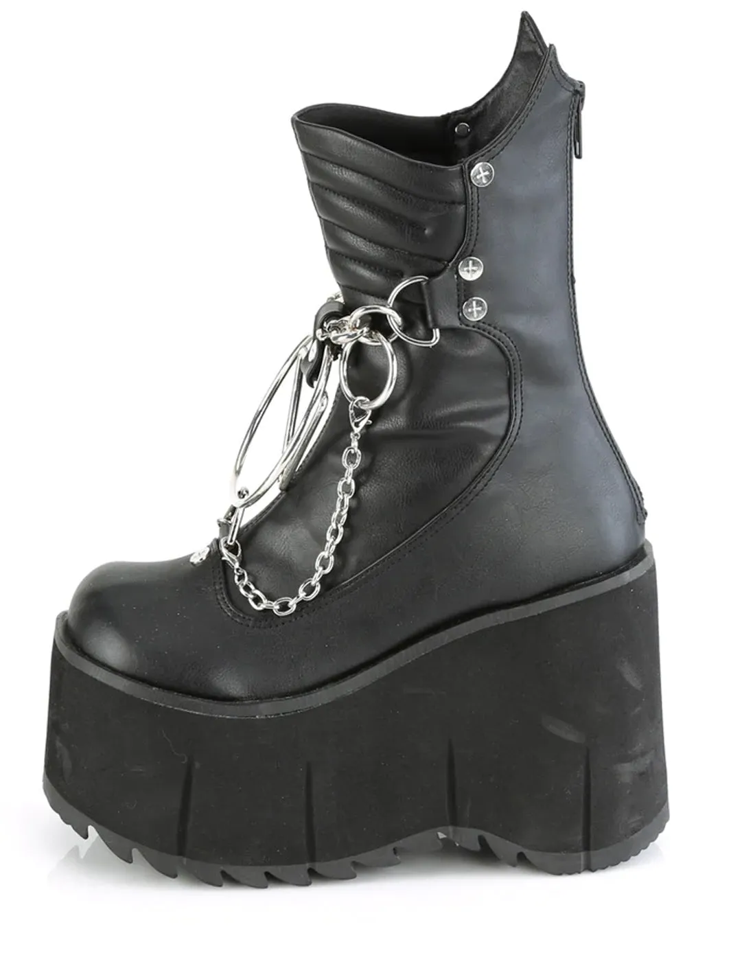 DEMONIA KERA-130 - BLACK VEGAN LEATHER ✰ PRE ORDER ✰