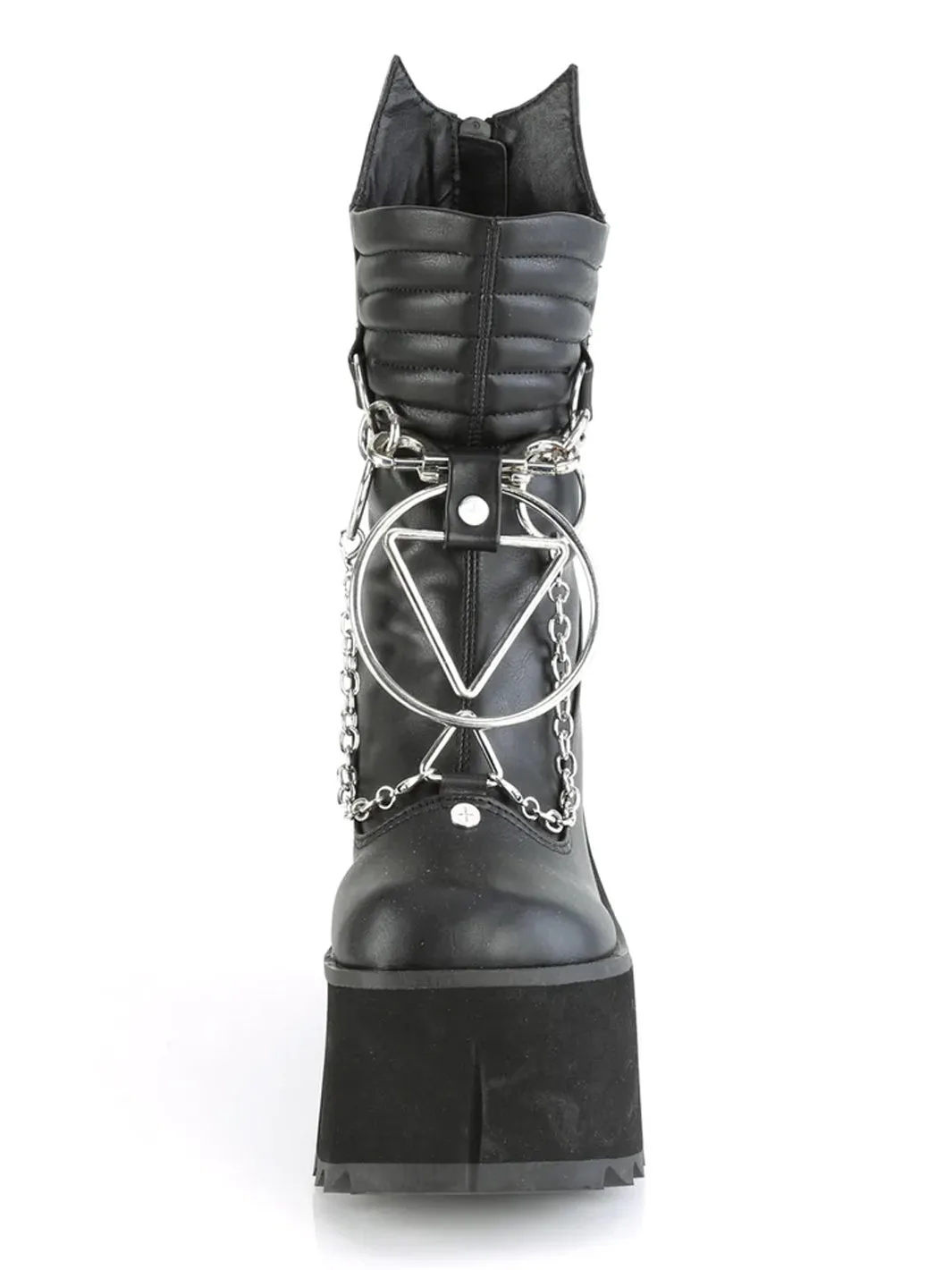 DEMONIA KERA-130 - BLACK VEGAN LEATHER ✰ PRE ORDER ✰
