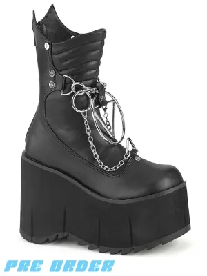 DEMONIA KERA-130 - BLACK VEGAN LEATHER ✰ PRE ORDER ✰
