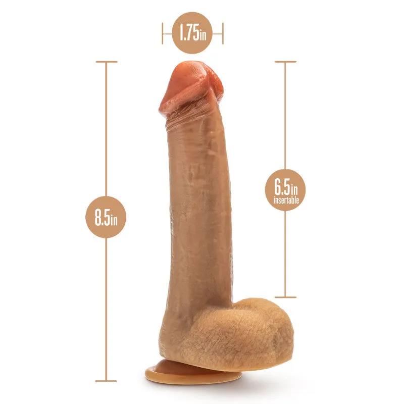 Dr. Skin Silicone Remote - Dr. Phillips - 8.5 Inch  Thrusting  - Tan