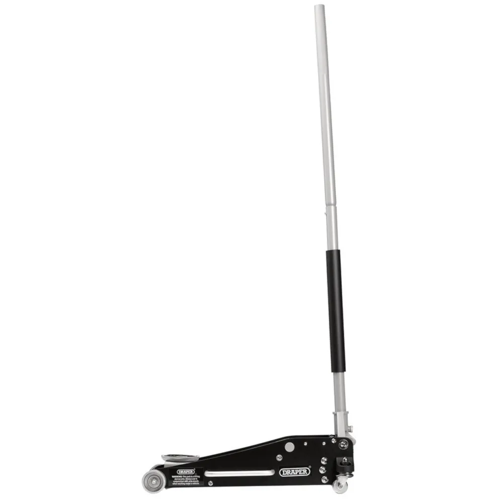 Draper 2.5 Tonne Low Entry Trolley Jack with Quick Lift - Black - EX-D