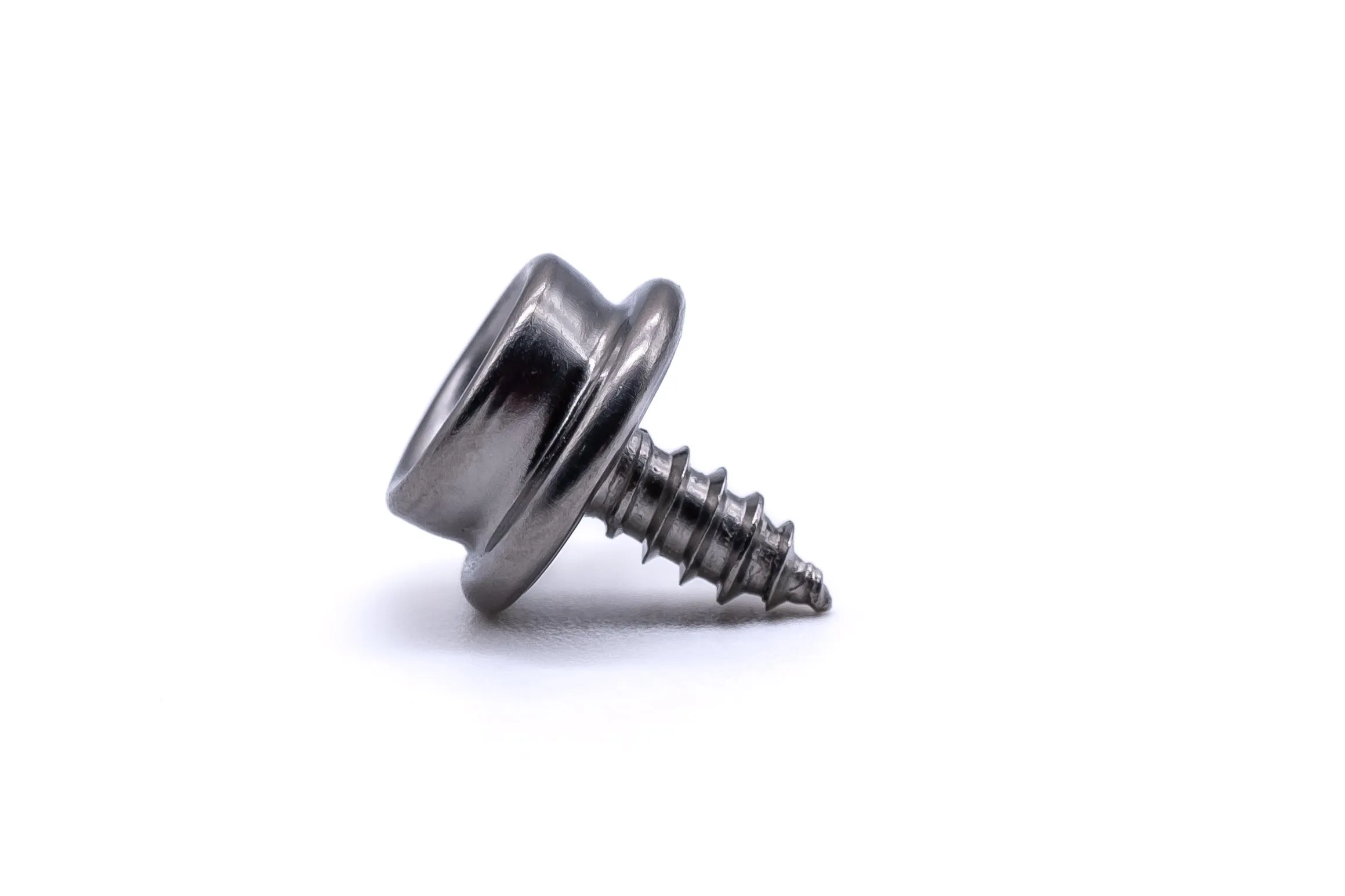 Durable DOT press snap fastener STUD 3/8" screw thread for boat canopy covers brass nickel plated