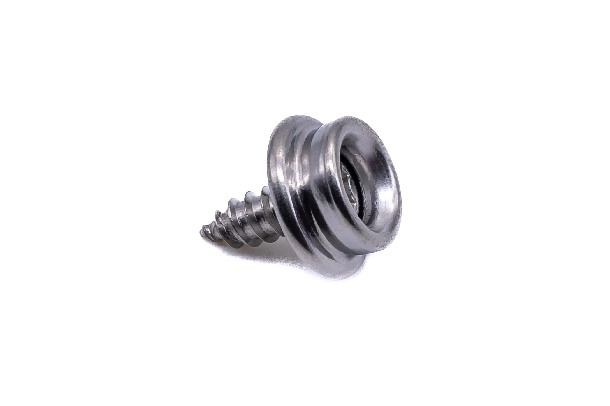Durable DOT press snap fastener STUD 3/8" screw thread for boat canopy covers brass nickel plated
