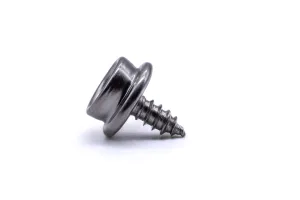 Durable DOT press snap fastener STUD 3/8" screw thread for boat canopy covers brass nickel plated