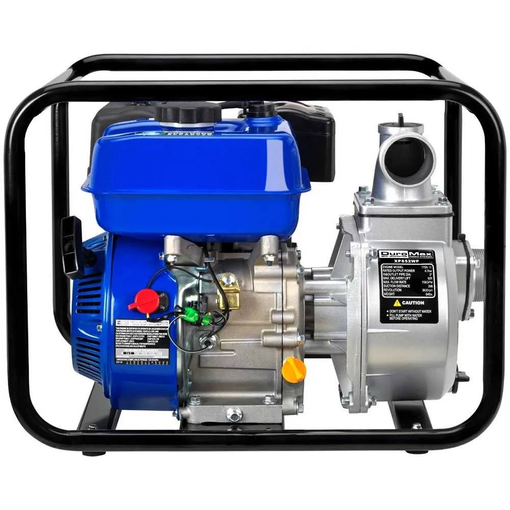 DuroMax XP652WP-SHK 208cc 158 GPM 2" Gas Engine Water Pump Kit