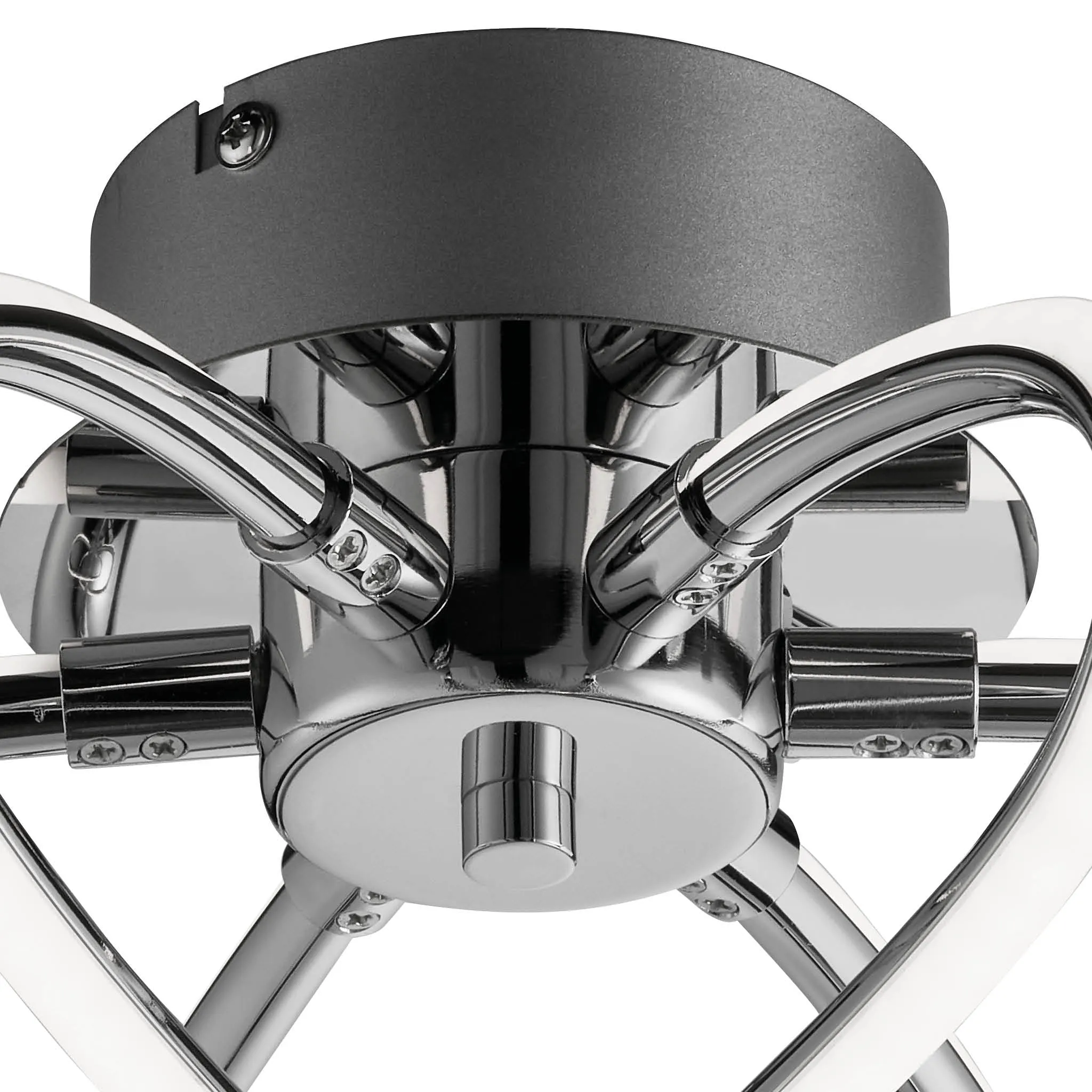 Eaton 45Cm Modern Integrated LED 3 Light Flush Ceiling Light