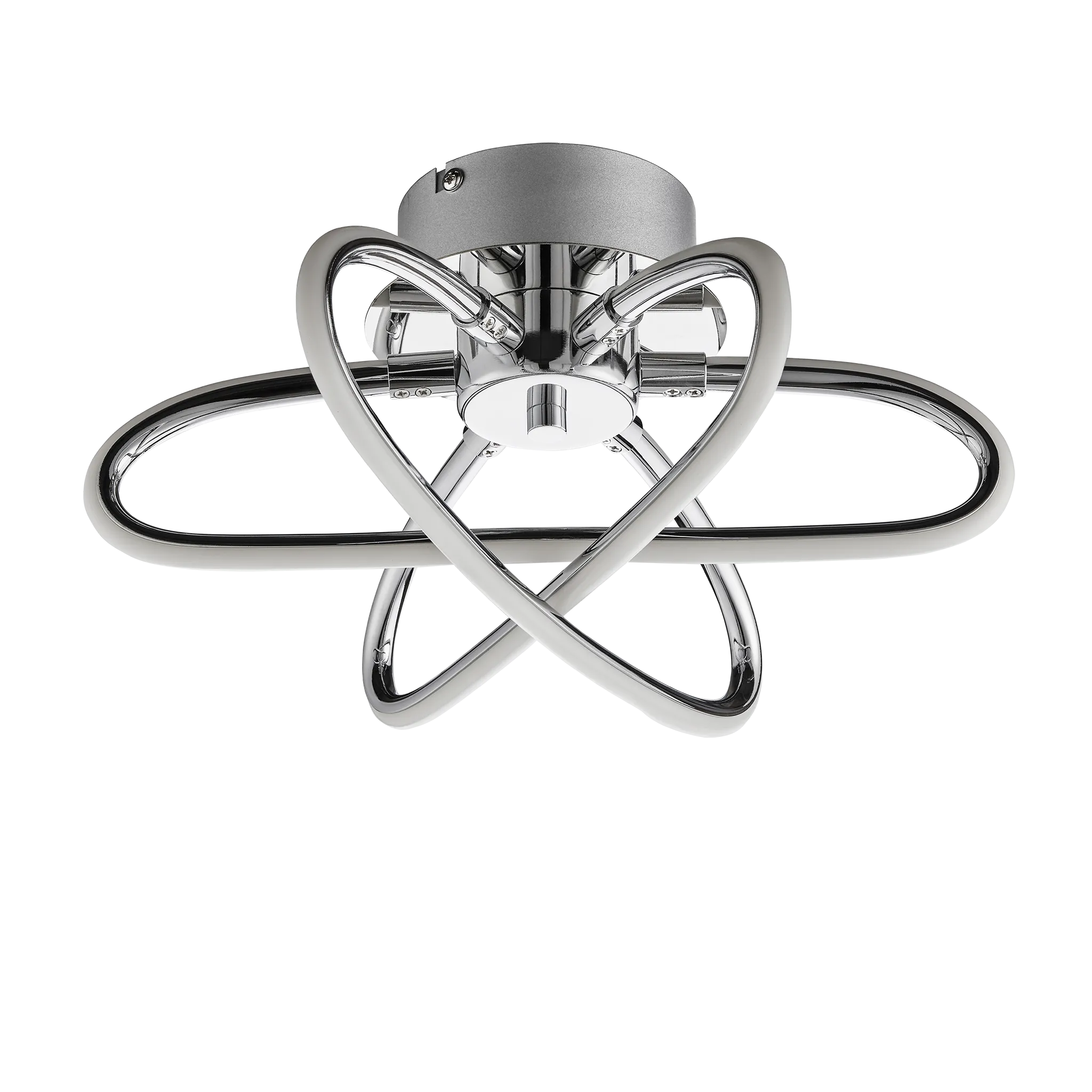 Eaton 45Cm Modern Integrated LED 3 Light Flush Ceiling Light