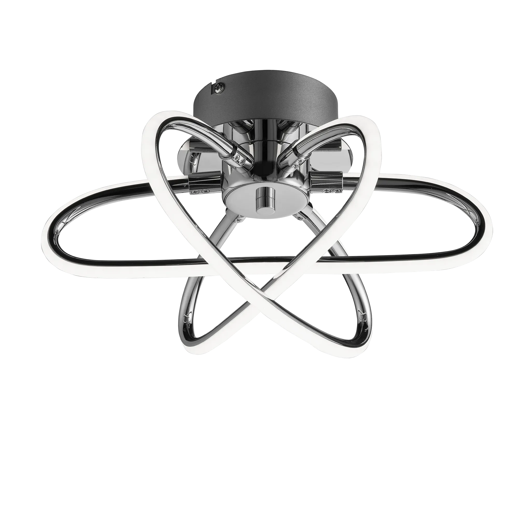 Eaton 45Cm Modern Integrated LED 3 Light Flush Ceiling Light