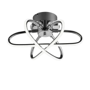 Eaton 45Cm Modern Integrated LED 3 Light Flush Ceiling Light