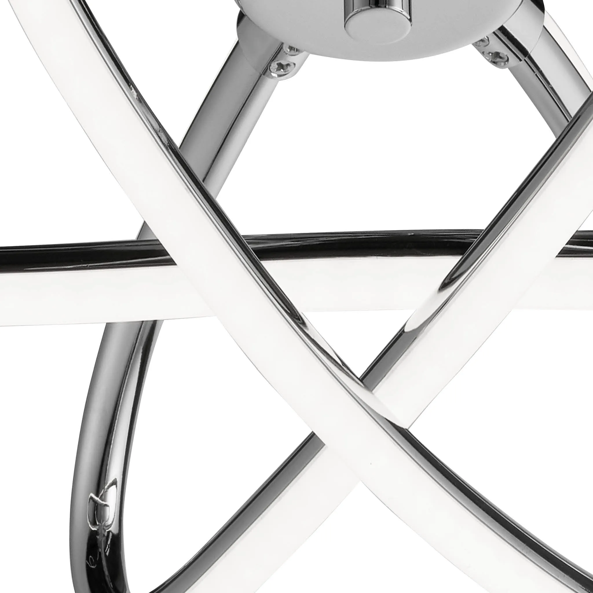 Eaton 45Cm Modern Integrated LED 3 Light Flush Ceiling Light