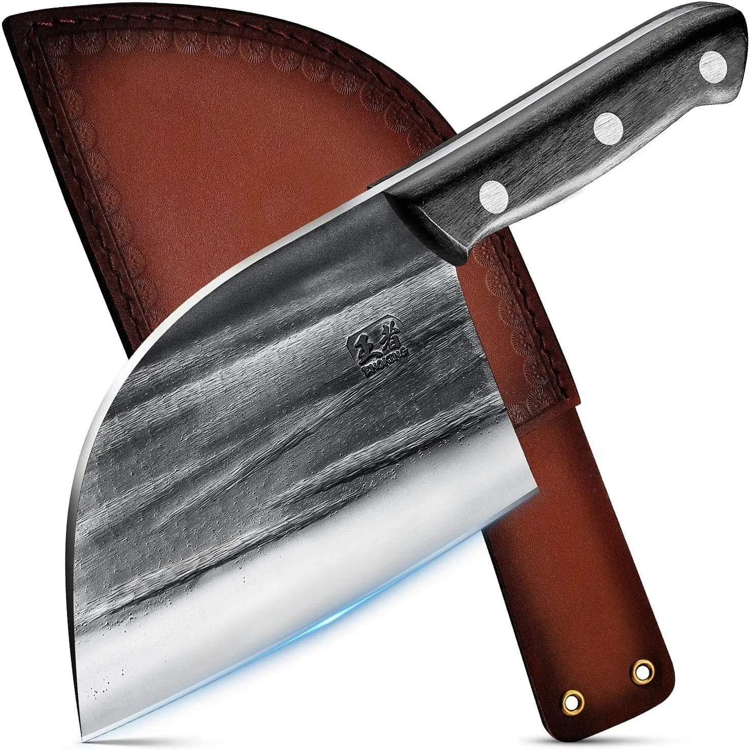 ENOKING Meat Cleaver Knife (6.7" Handmade)