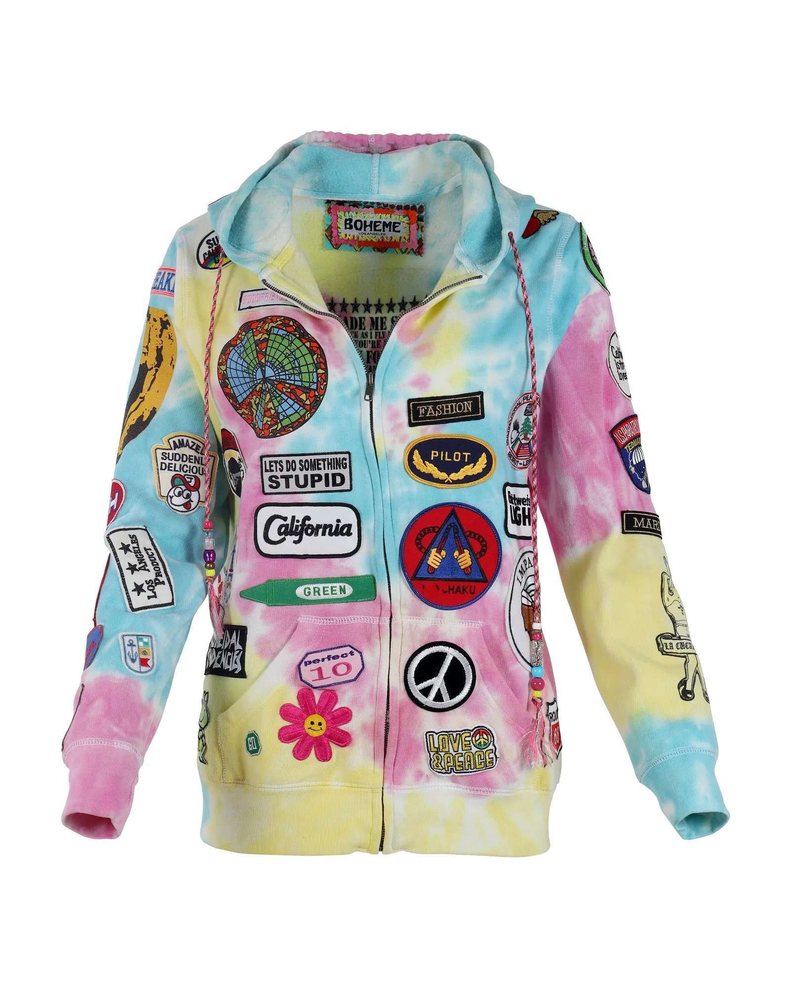 Fab Patch Tracksuit - Tie Dye
