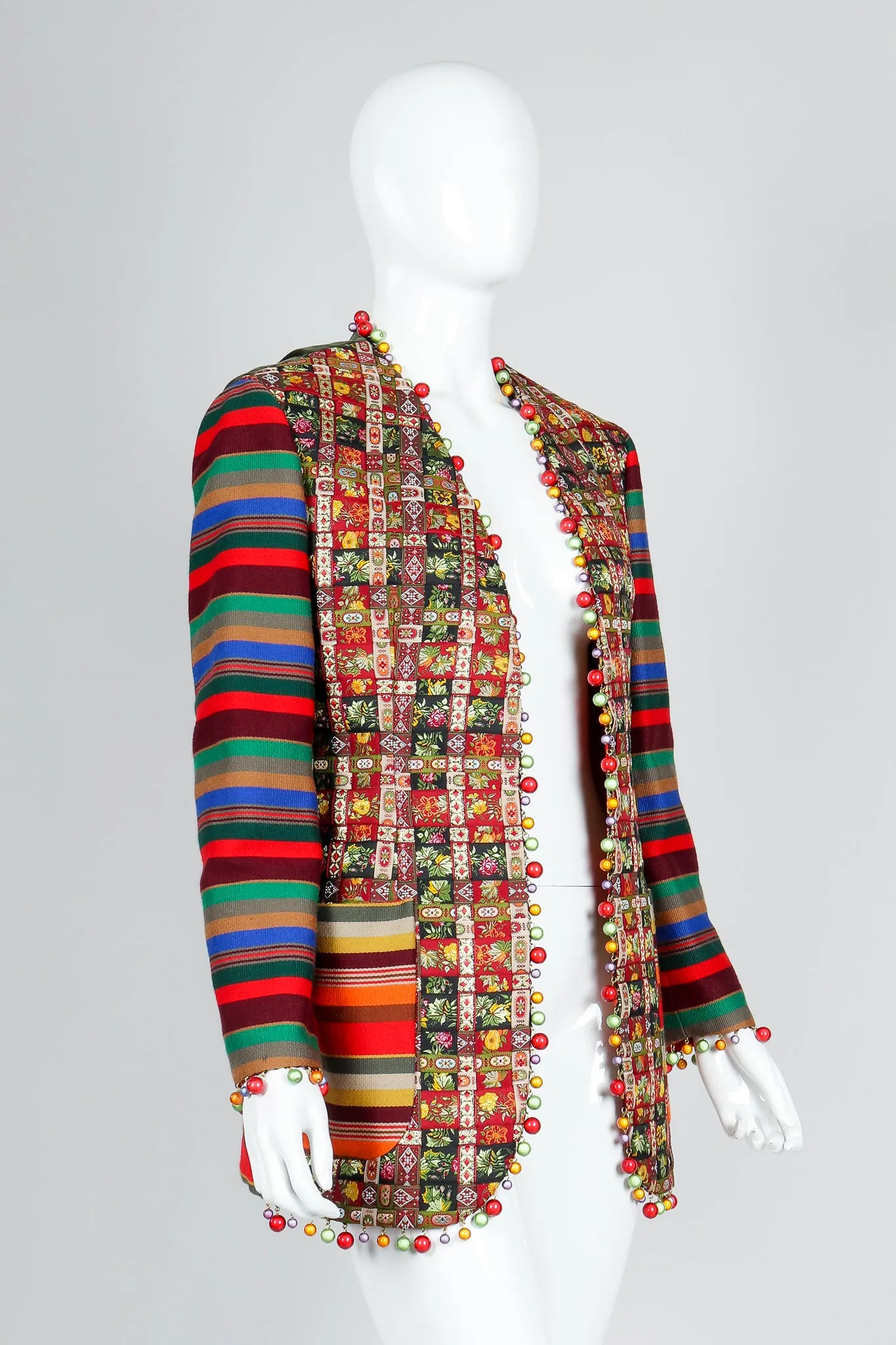 Festive Woven Ribbon Jacket