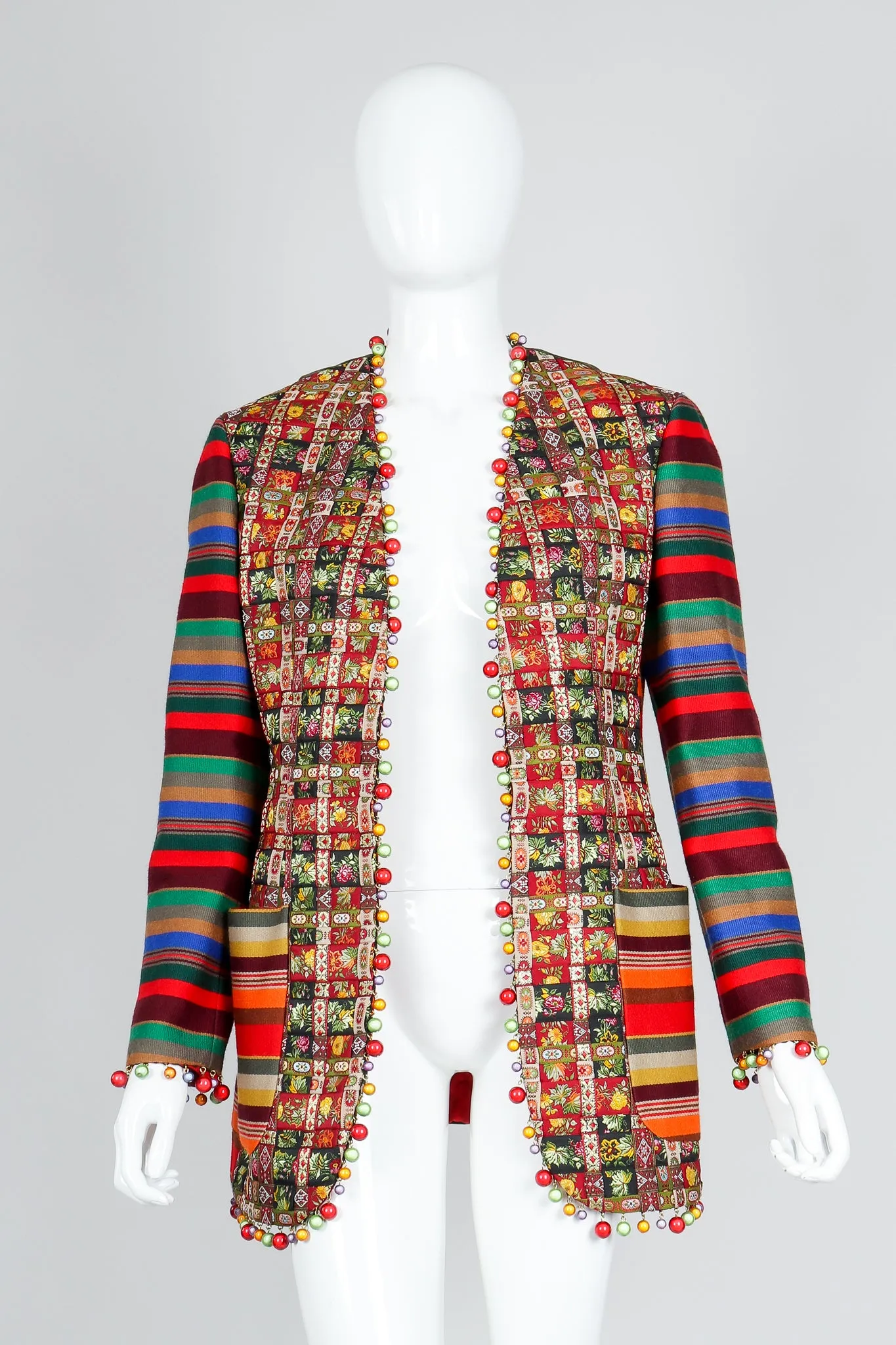 Festive Woven Ribbon Jacket